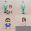 Crayon Shinchan GK Familienfoto PVC-Modell mit baubaren Figuren zum Verschenken und Ausstellen