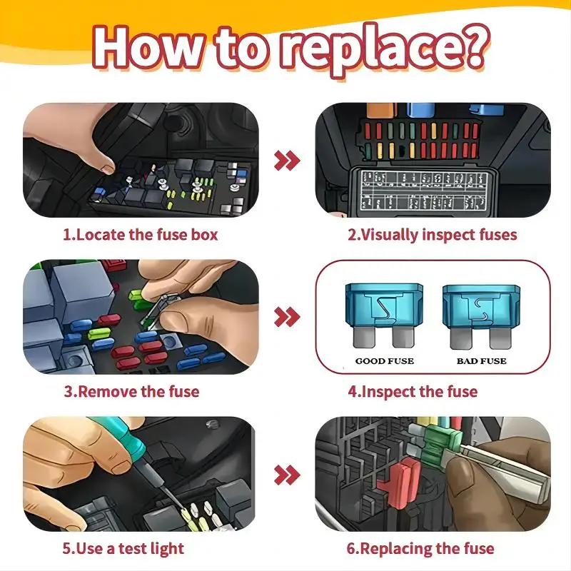 300pcs Car Blade Fuse Assortment Kit 2A-40A Auto Truck Automotive Medium Small Fuse Mixed Motorcycle Circuit Fuse With Box