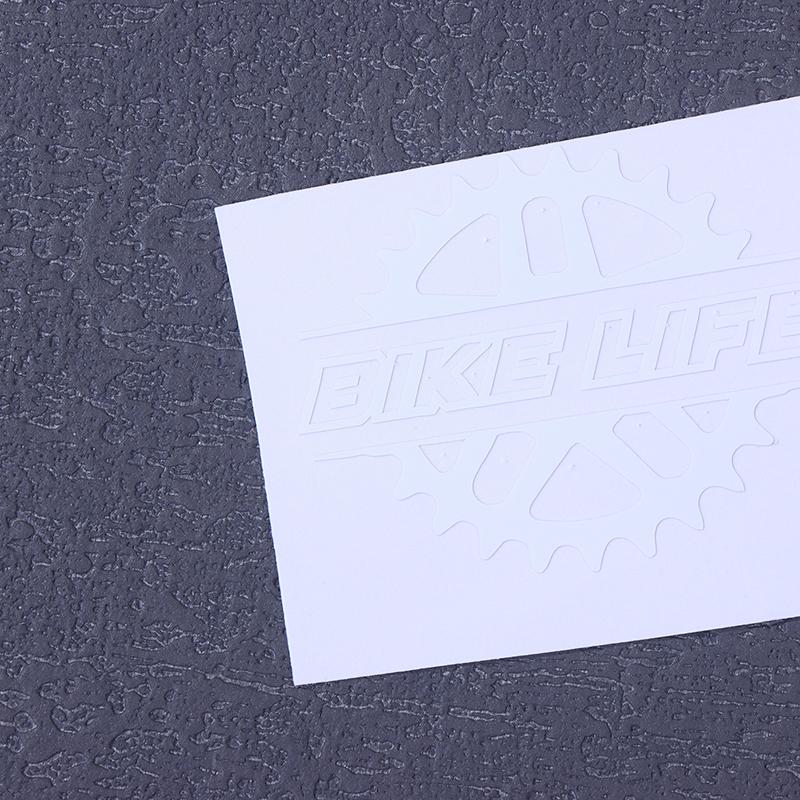 1 ks Nálepky Bike Life Na Rám Kola Horní Trubka Dekorativní Vinylová Nálepka Na Helmu Pro Kolo Vodotěsné Motocyklové Příslušenství