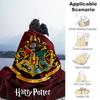 1pc Cresta de Hogwarts Harry Potter Manta de Franela para Exteriores Todas las Estaciones Suave Calidez, Decoración del Hogar 1031167