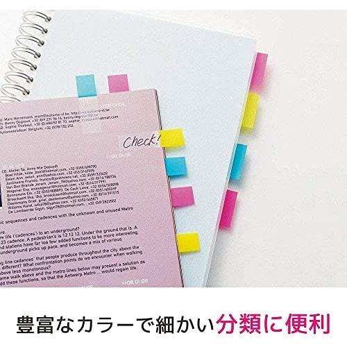 Post-it Film Sticky Notes Refill Heading Pink Yellow Blue 44 X 25 Mm 50 Sheets X 20 Pads 6801RN-K