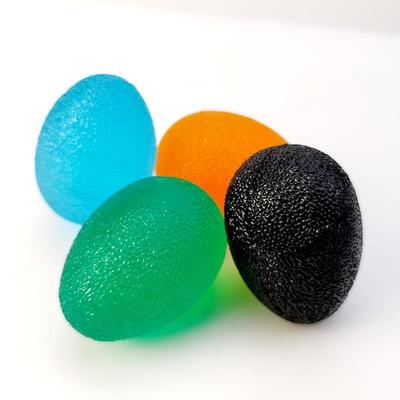 Silicone Grip Ball - High Elastic Egg-Shaped Hand Gripper for Decompression and Finger Massage