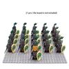 21pcs Green Dragon Knight Building Blocks Figure Ornament Collection Decoration
