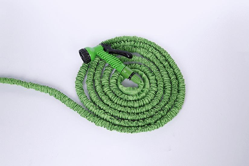 European Standard 3x Telescopic Water Hose w/ Valve & High-Pressure Gun for Car Wash, Garden & Floor Cleaning