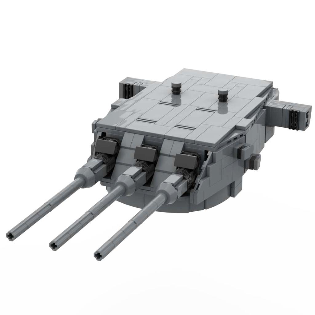 Military Weapons Toy Long Tom Flakzwilling 40 Howitzer Battleship Artillery Anti-aircraft Gun Flak 40 Army Building Block Set
