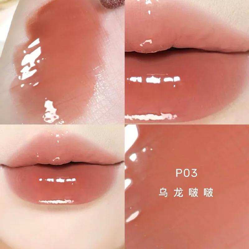 Pinkbear Leather Bear Half Fish Cooperation Ugly Fish Gift Box Hellokitty Lipstick S05 Lip Lacquer Joint Name
