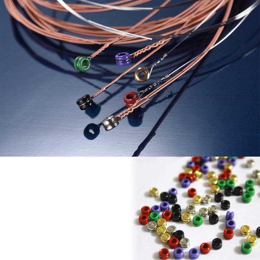 Orphee TX620 P Acoustic Folk Guitar Steel Strings 6pcs Full Set Replacement (.010 .047) High carbon Steel Core Copper