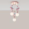 Children's Carousel LED Penadant Chandeliers for Princess Room Bedroom Living Room Hanging Lighting Decor Art Ceiling Lamps