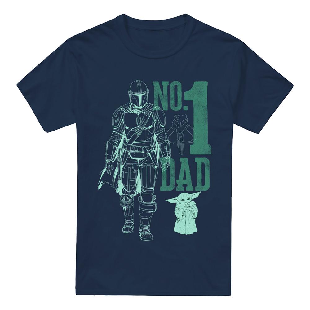 Star Wars: The Mandalorian Mens No. 1 Dad Mando T-Shirt