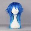 Dramatical Murder DMMD Seragaki Aoba Kostium Cosplay Peruka Imprezowa Dwukolorowa Niebieska Ombre Syntetyczne Włosy