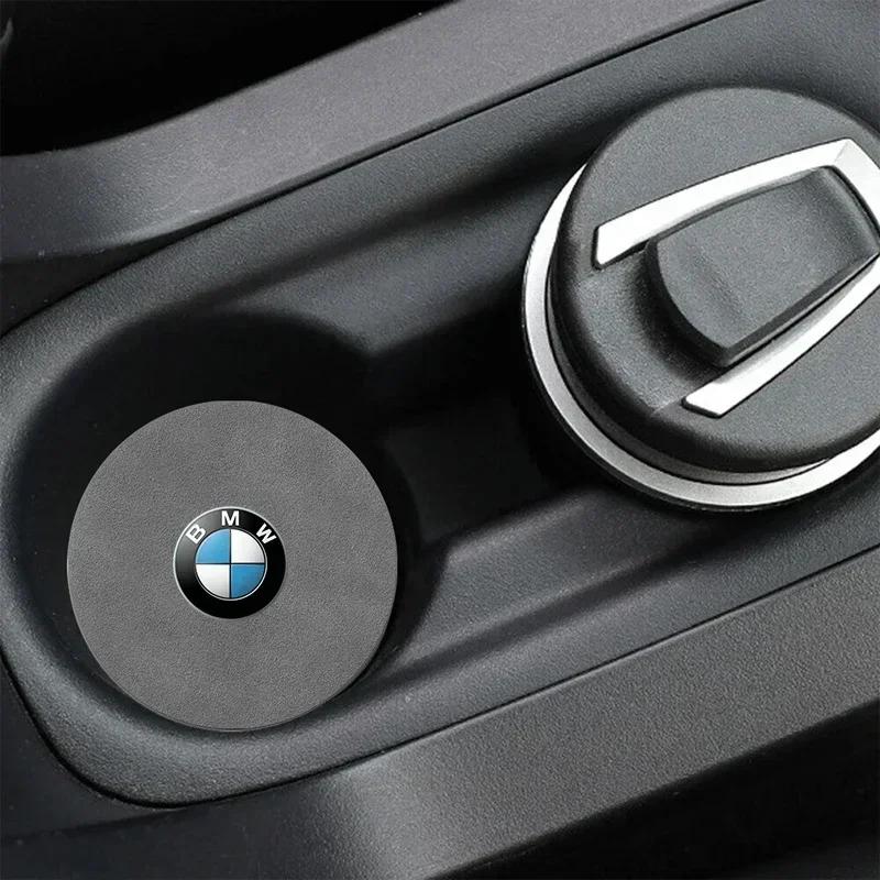 1/2pcs Car Anti Slip Insert Cup Coasters Car Accessories For BMW M Performance M5 320 325 E28 E30 E34 E36 E39 E46 X5 X6 F01 Z4
