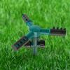 360 Degree Rotating Sprinkler, 3   Arms with 12 Spray Nozzles and Plastic Ground Plug, for Garden Lawn Yard Irrigation Watering