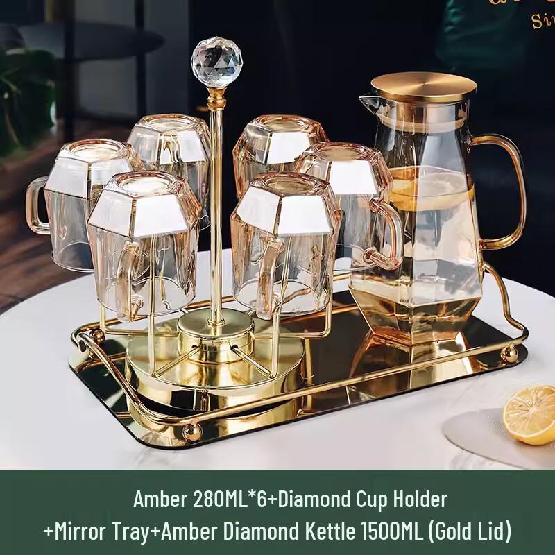 

Elegant Glass Tea & Water Set