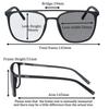 Shinu Progressive Multifocus Reading Glasses For Men Multifocal Photochromic Grey Progressive Glasses