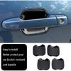 Car Accessories Fit for Subaru Forester 2019 2020 2022 2023 2024 Exterior Door Handle Bowl Cover Trims (Carbon Fiber Style) 4PCS ABS