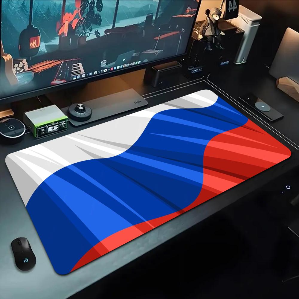 Russische Flagge Mauspads 500X1000 mm Großes Gaming-Mauspad Gamer XL Gummi Otaku Tastaturpad Laptop Schreibtischmatte