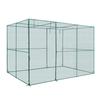 Crop Cage, 2.9 x 1.94 x 1.94 m Plant Protection Tent with Zippered Door, Wind-Resistant Tall Crop Cage, Easy to Install, Outdoor Raised Bed Cover,