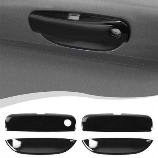 4 шт. Черный Глянцевый Накладка на Чашу Ручки Двери для Dodge Challenger 2015+ Внешний вид