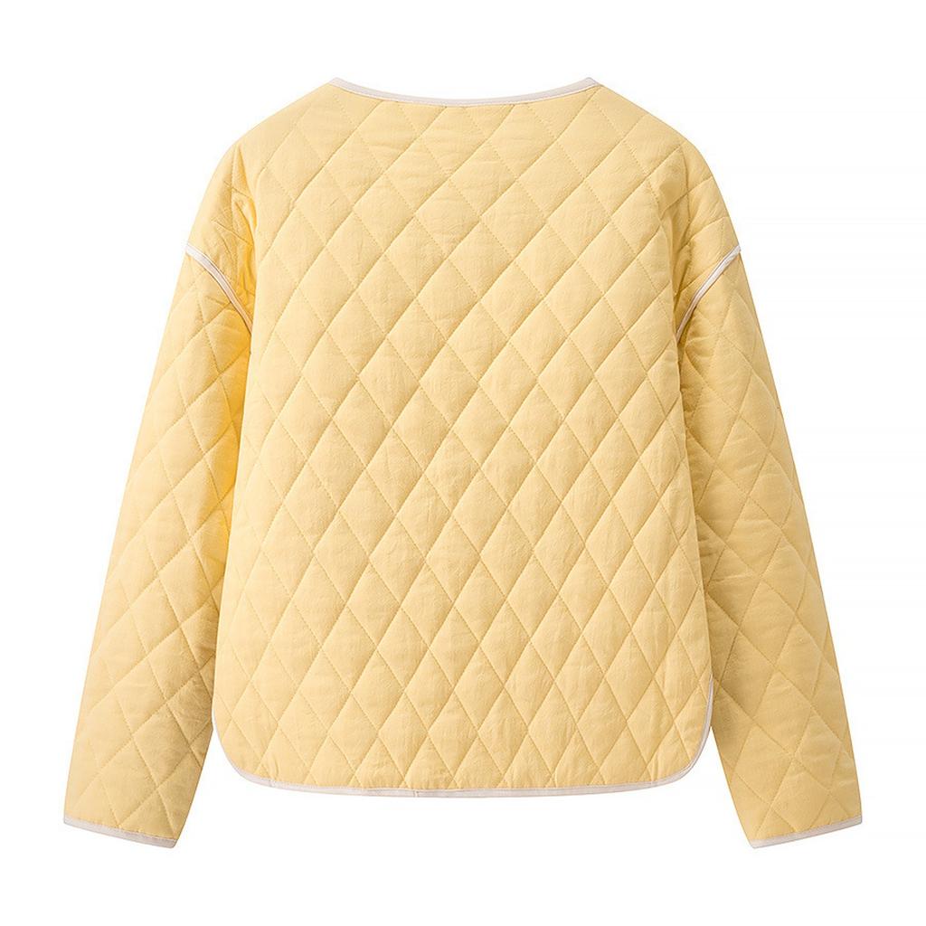 Women's Faux Suede Button Jacket Oversized Gathered Hem Short Length Coat Casual Vintage Outerwear With Pockets