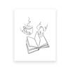 Inspirational 'Just One More Chapter' Book Print,Perfect Gift for Writers and Book Lovers,Reading Quotes Poster,Wall Art Picture
