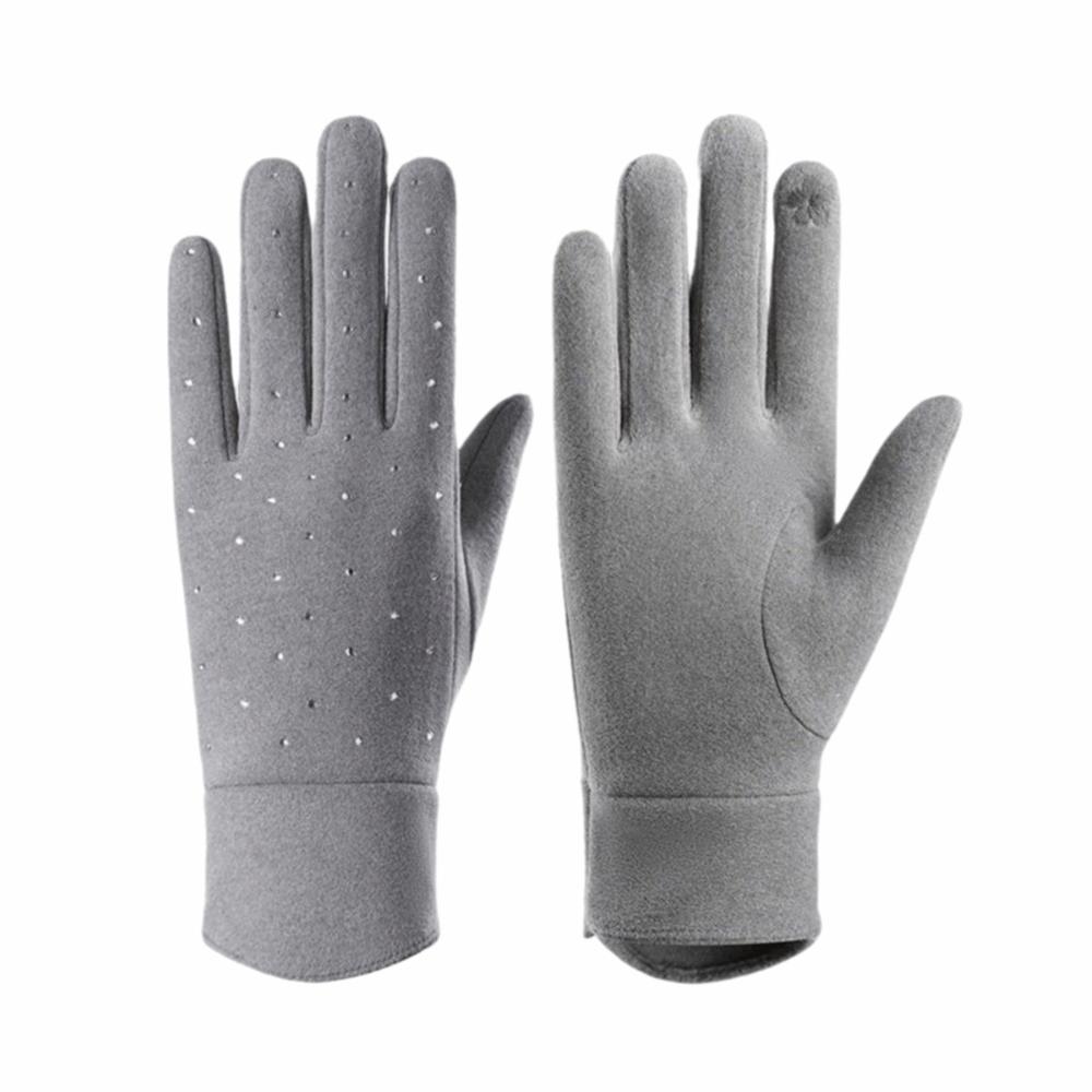 Fleece Lined Winter Gloves Touchscreen Women's Gloves Fashion Cycling Gloves Winter
