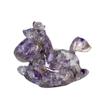 Resin Crystal Horses Desk Decor With Rotatable Animal Figurine For Gift Giving And Home Office