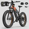Bicicletă electrică LANKELEISI RV800 Plus motor 750W baterie 48V20AH viteză 140 km e-bike anvelopă mare 26*4.0 inch bicicletă electrică pentru adulți