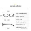 Fashion Retro Small Rectangular Frame Anti Blue Light Glasses for Women Ins Simple Commuting Computer Eye Eyeglass Frame