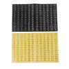 New 180 Pcs/set Master Socket Quick & Easy Reminder Label Stickers Chrome Decal Tags For Socket Sets Tools