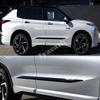 For Mitsubishi Outlander -2026 ABS Black Side Door Body Molding Line Cover Trim Side Anti-scratch Protector Strips Trim