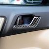 4Pcs Carbon Fiber Interior Door Handle Inner Cover Trim For Toyota Highlander