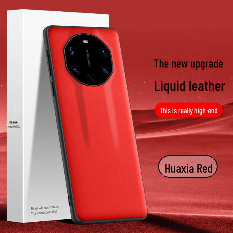 Liquid Leather Anti-Fall Protective Case for Huawei Mate40RS