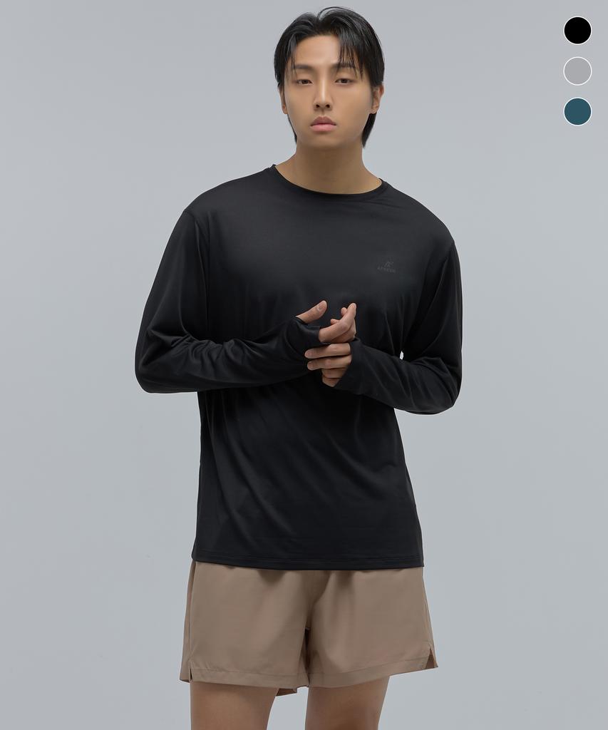 Eopeuleswi Runner'S High Finger Hole Long Sleeve_3 Colors
