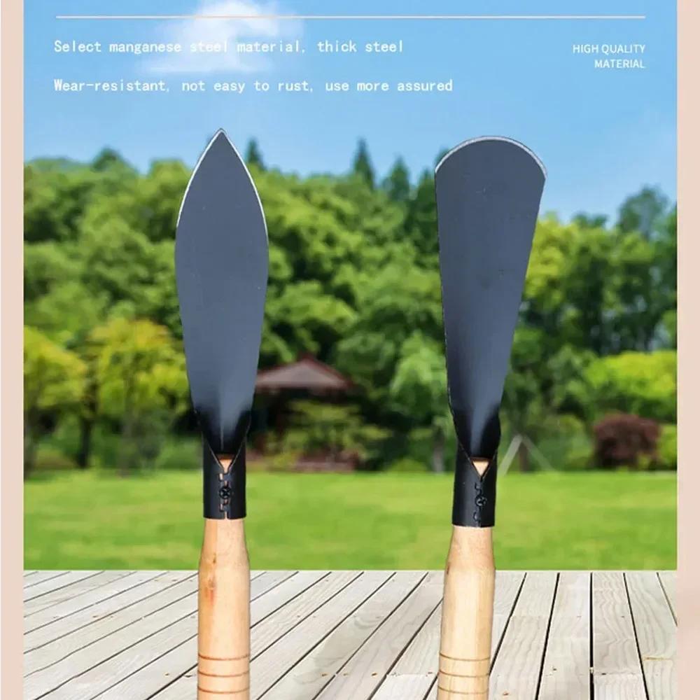 Enxada Multifuncional de Ferro para Horticultura, Ferramenta para Plantio de Flores, Afrouxamento do Solo, Controle de Ervas Daninhas, Ferramenta de Jardinagem Doméstica