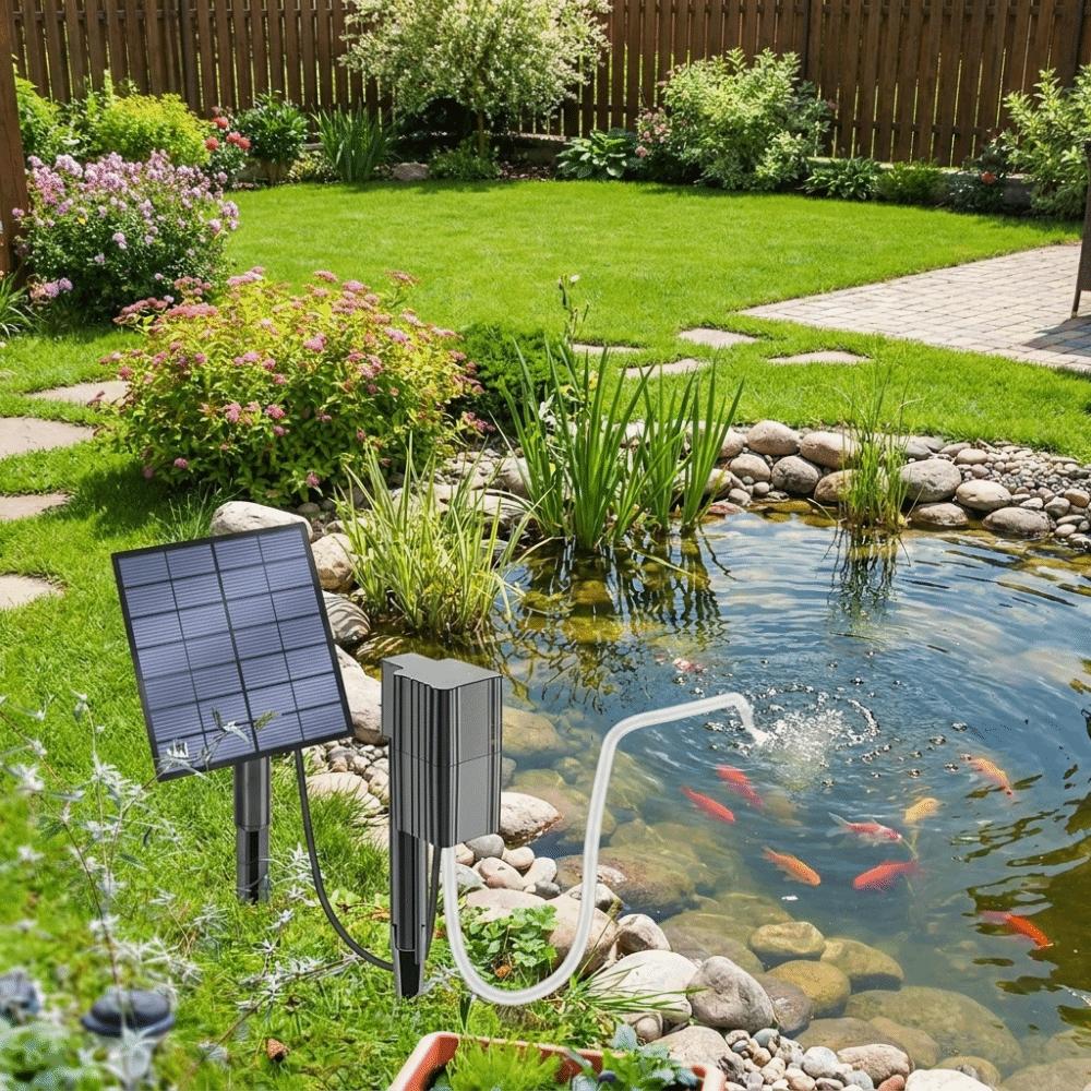 Energy Saving Solar Air Pump High Efficiency Oxygen Pump Fishing Aerator Aquarium Aerator Pond