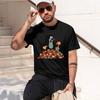 Little Mole Sublimation 2026 New Fashion Heavyweight Hot Selling Retro Printed Pattern Fun Round Neck Tshirt For Daily Comfort