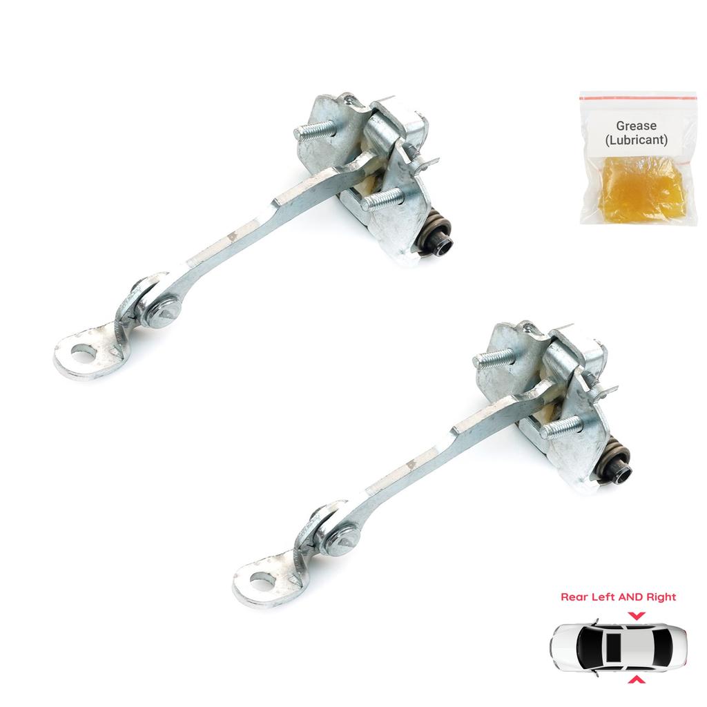 EDP226-1 2 Pieces Rear Left AND Right Door Catch Hinge Brake Stop Check Strap Limiter for Citroen C3 MK1 MK2 2002-2016 9181.L9