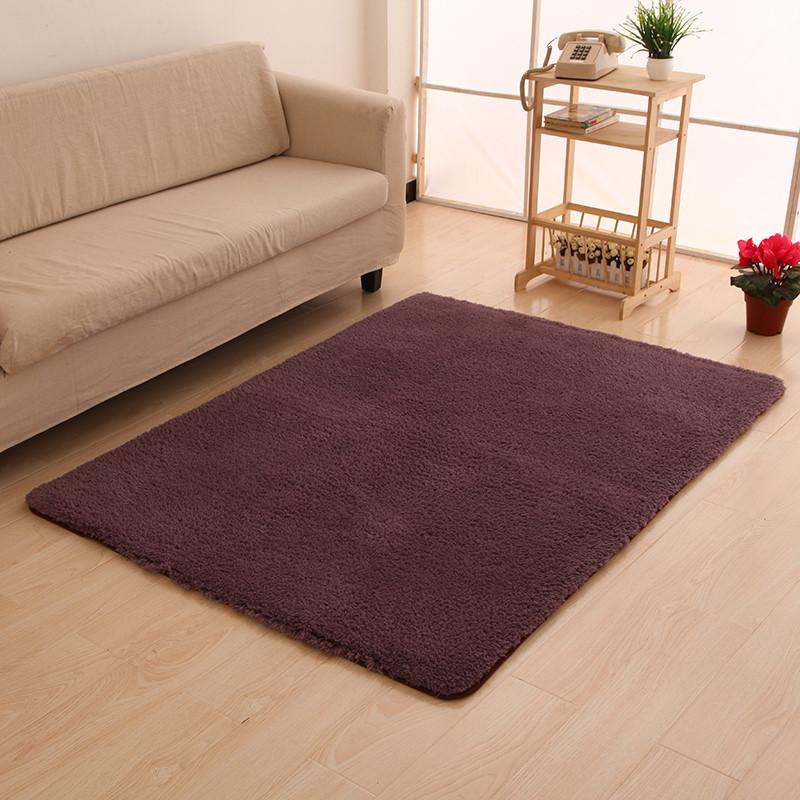 Luxurious Thick Plush Area Rug Machine-woven Non-slip Bath Mat For Bathroom