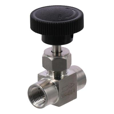 BSPP Female Needle Valve Stainless Steel  1/4 Npt Valve   Water Gas Oil Transmission