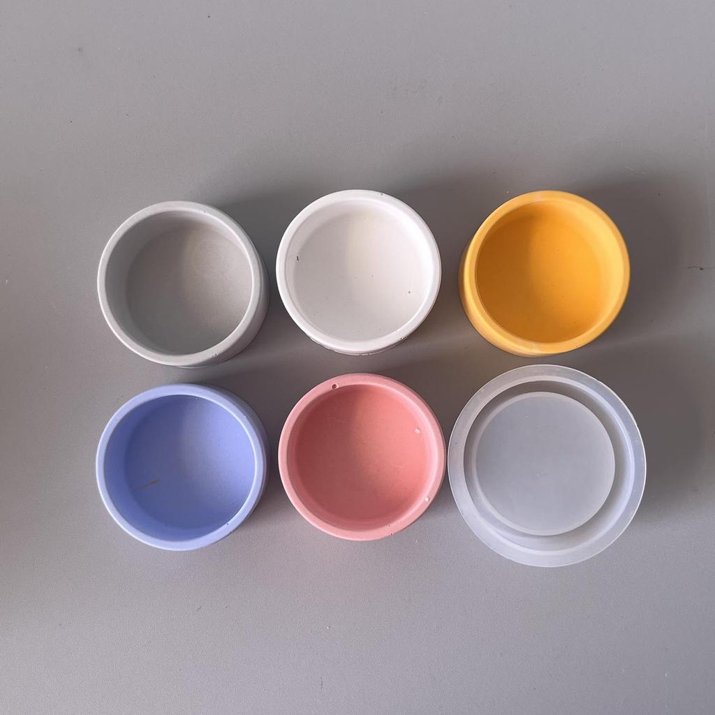 Tealight Silicone Mould Glossy Glossy Candle Holder Mould Plaster Drip Mould White For Home Decor Tealight Candle Making Craft