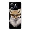 For Infinix Hot 40 Pro Case Hot40 Pro Black Silicone Soft Phone Case For Infinix Hot 40 Pro Back Cover Case 6.78" Cute Cartoon