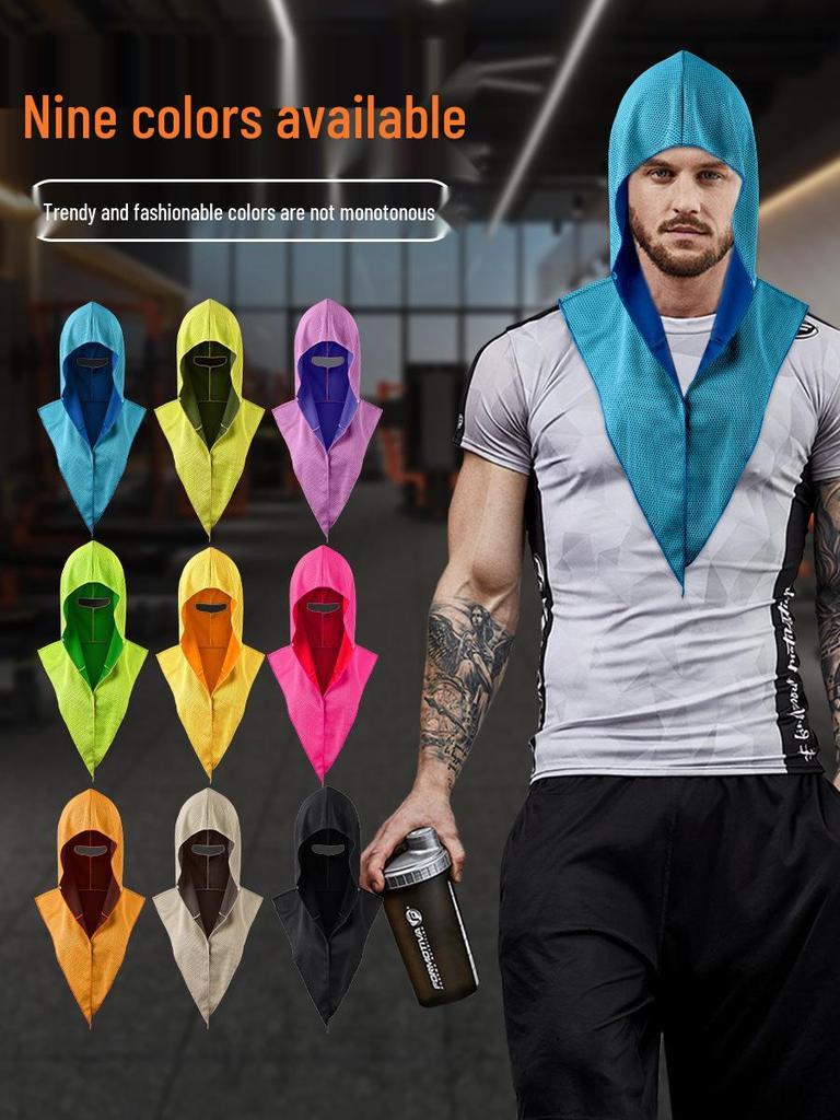 Quick-Dry Hooded Sun Protection Shawl for Hair-Exposed Activities