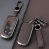 Zinc Alloy Leather Car Key Key Case For Jeep Cherokee Remote Control Wrangler Commander Compass Key Case Car Key Case