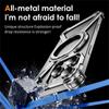 For iPhone 16 Pro Max Magnetic Case Rotating Kickstand Metal Bumper Phone Cover