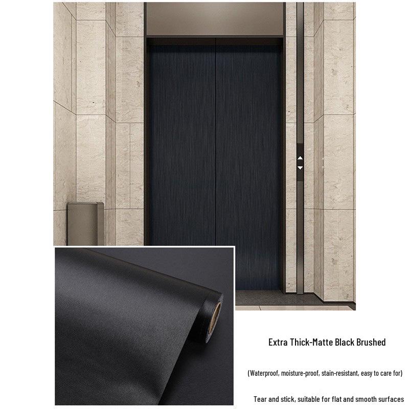 Brushed Silver Self-Adhesive Sticker for Appliance Renovation & Decoration