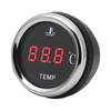 2'' 52mm Digital Led Water Temperature Gauge Meter +10mm 1/8NPT Temp Sensor Coolant Temperature Meter With Alarm Function