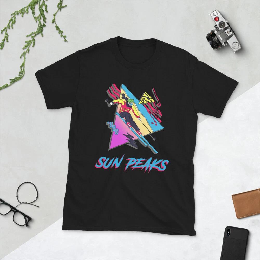 Skiing Shirt, Ski Sun Peaks, Skier Gift, Vintage Shirt, Unisex T-Shirt S