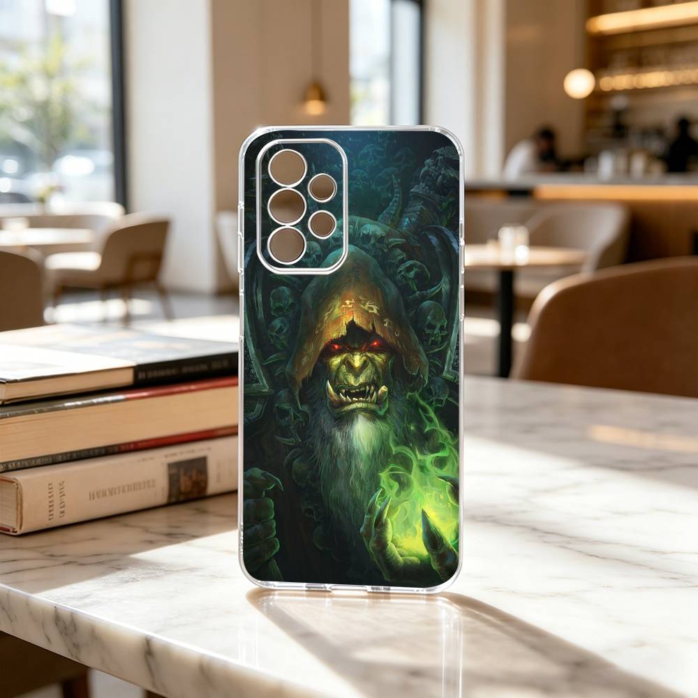 Game W-World Of W-Warcraft Phone Case For Samsung S25,S24,S21,S22,S23,S30,Ultra,S20,Plus,Fe Transparent Cover