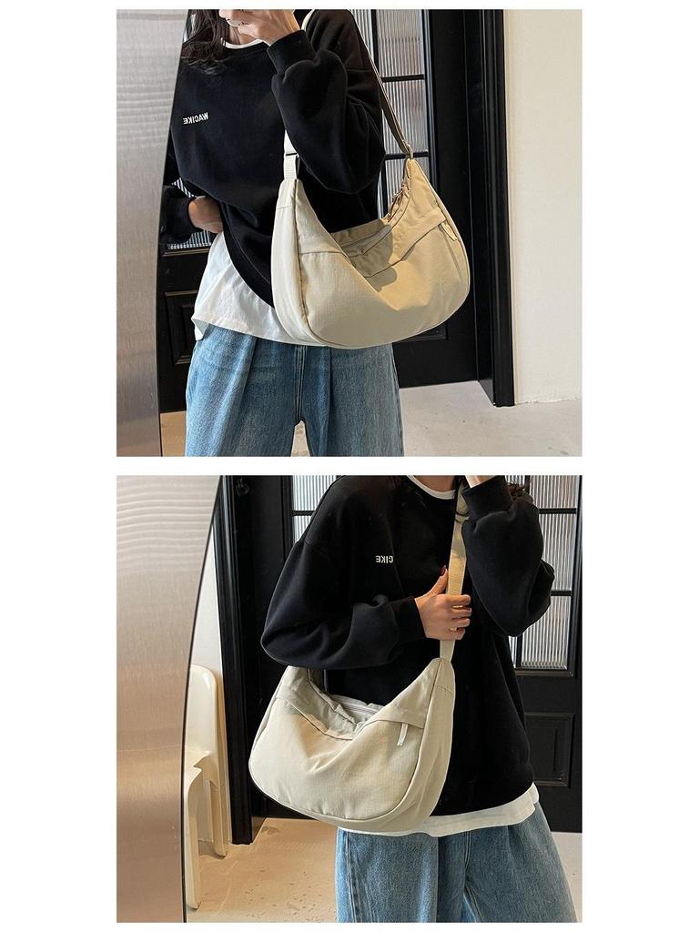 Nylon Sporttasche mit großem Fassungsvermögen und geringem Gewicht - Damen vielseitige wasserdichte Umhängetasche 2025