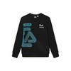 New FILA Sweatshirts Men's Jet Black F11M319214F-BK